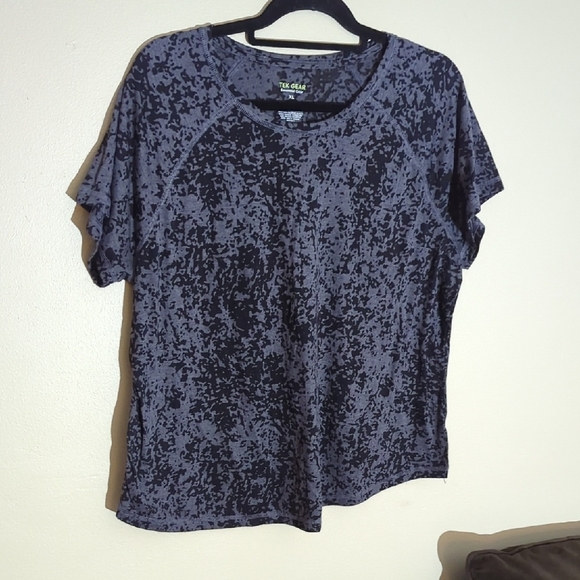 Tek Gear Blue Boxy Relaxed Short Sleeve Tee - Picture 2 of 6